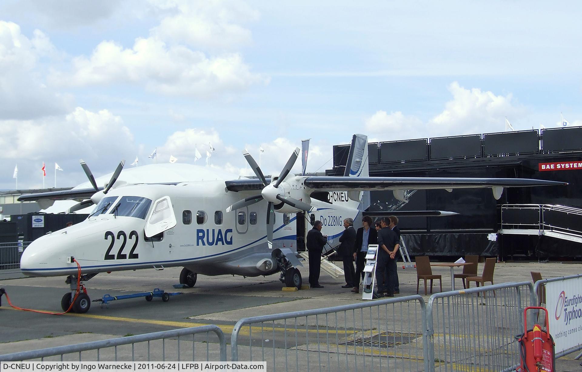 D-CNEU, 1992 Dornier 228-212 C/N 8206, Dornier Do 228-212 NG at the Aerosalon 2011, Paris