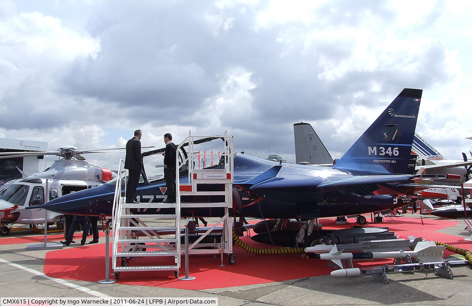 CMX615, Alenia Aermacchi M-346 Master C/N 001, Alenia (Aermacchi) M-346 Master at the Aerosalon 2011, Paris