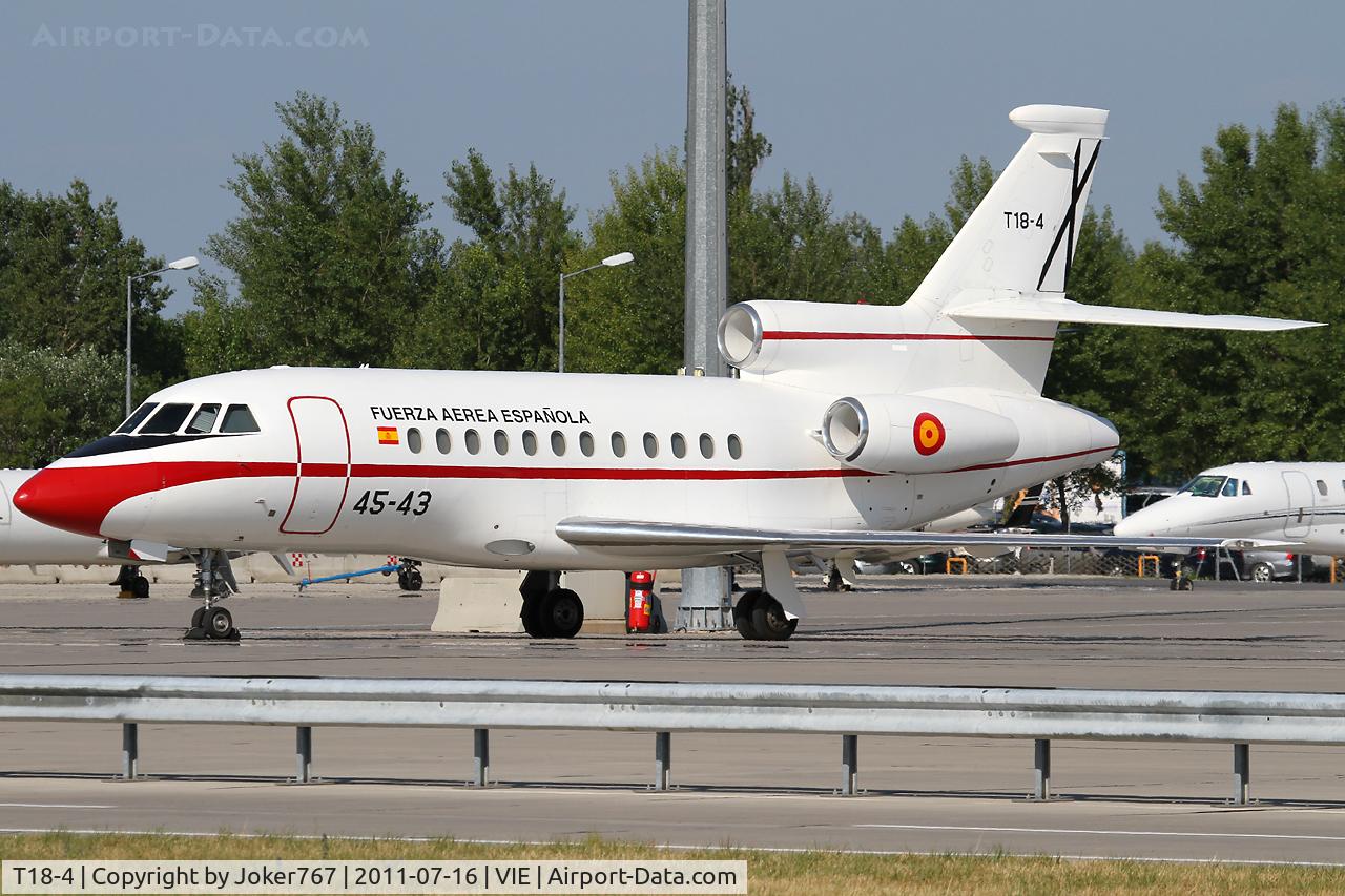 T18-4, 1989 Dassault Falcon 900B C/N 74, Spanish Air Force