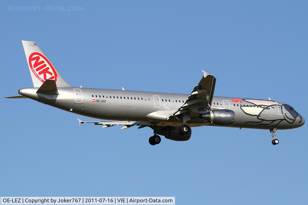OE-LEZ, 2011 Airbus A321-211 C/N 4648, NIKI