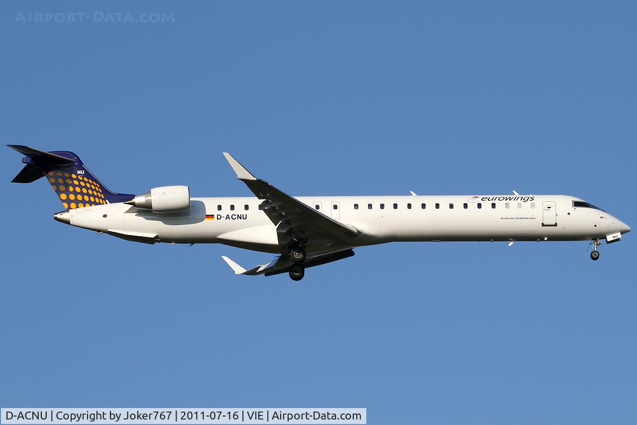 D-ACNU, 2011 Bombardier CRJ-900 NG (CL-600-2D24) C/N 15265, Lufthansa Regional (Eurowings)