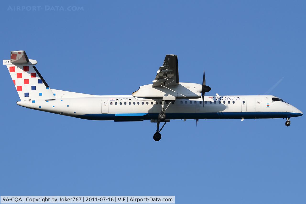 9A-CQA, 2008 De Havilland Canada DHC-8-402Q Dash 8 C/N 4205, Croatia Airlines