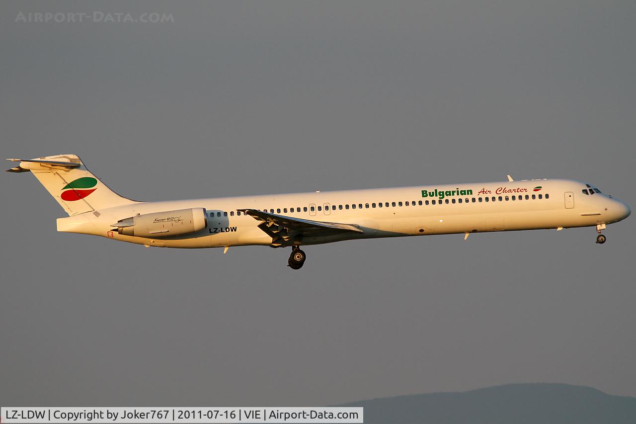 LZ-LDW, 1989 McDonnell Douglas MD-82 (DC-9-82) C/N 49795, Bulgarian Air Charter