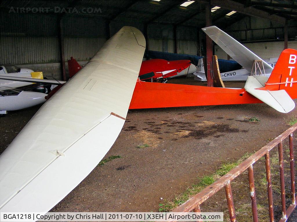 BGA1218, Slingsby T-21B Sedbergh C/N JHB-2, Shenington Gliding Club