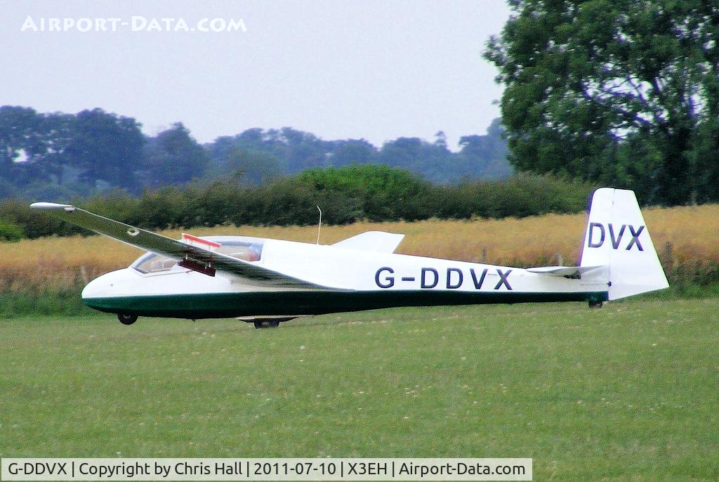 G-DDVX, 1978 Schleicher ASK-13 C/N 13598, at Edge Hill Airfield, Shenington