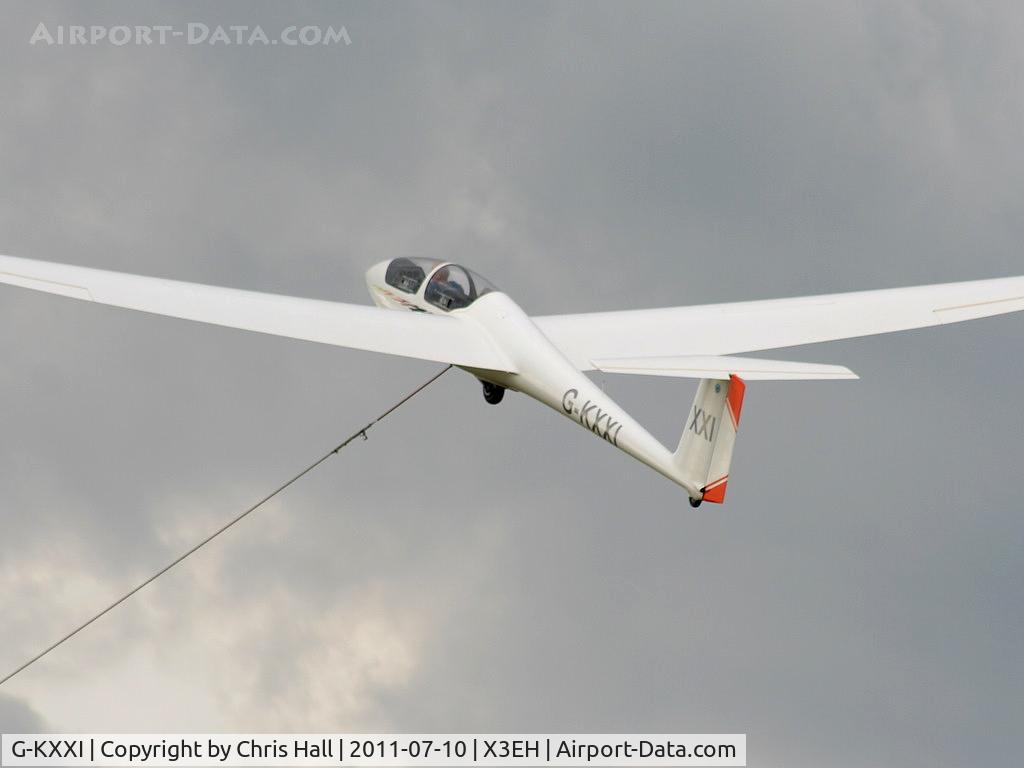 G-KXXI, 1980 Schleicher ASK-21 C/N 21024, Shenington Gliding Club