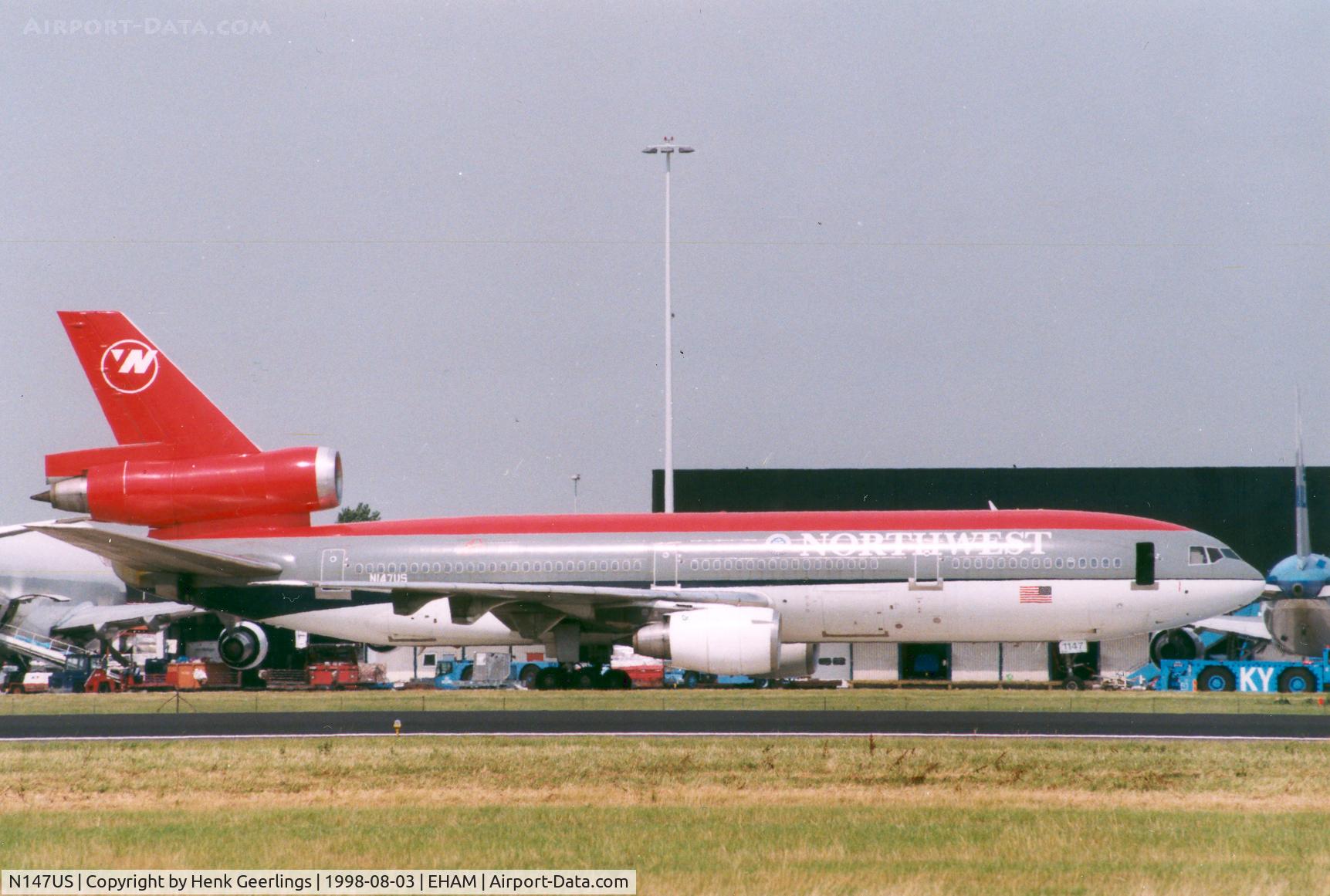 N147US, 1973 Douglas DC-10-40 C/N 46756, Northwest