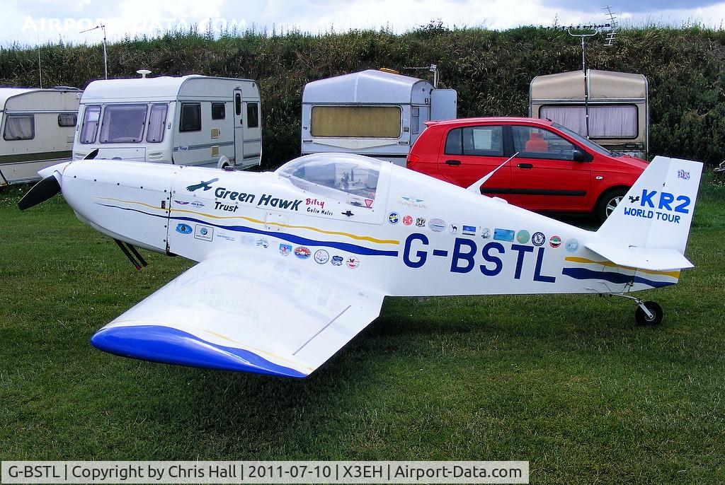 G-BSTL, 2000 Rand KR-2 C/N PFA 129-11863, at Edge Hill Airfield, Shenington