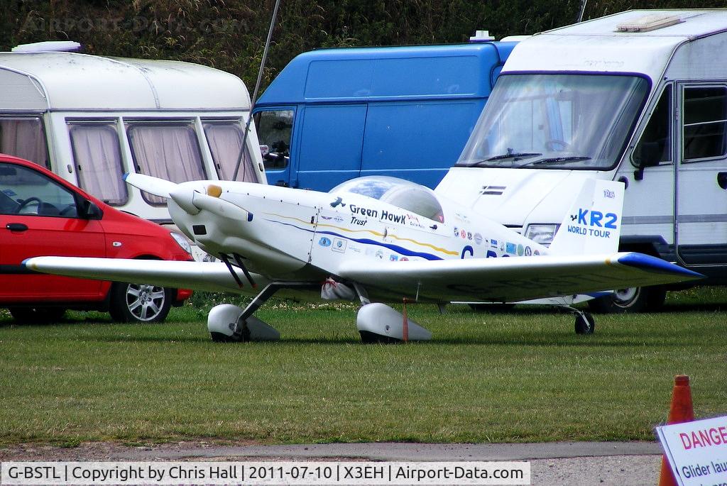 G-BSTL, 2000 Rand KR-2 C/N PFA 129-11863, at Edge Hill Airfield, Shenington