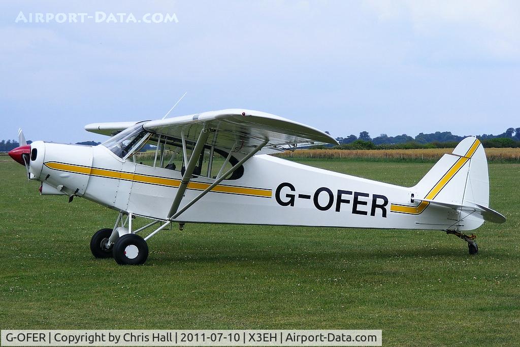 G-OFER, 1977 Piper PA-18-150 Super Cub C/N 18-7709058, at Edge Hill Airfield, Shenington