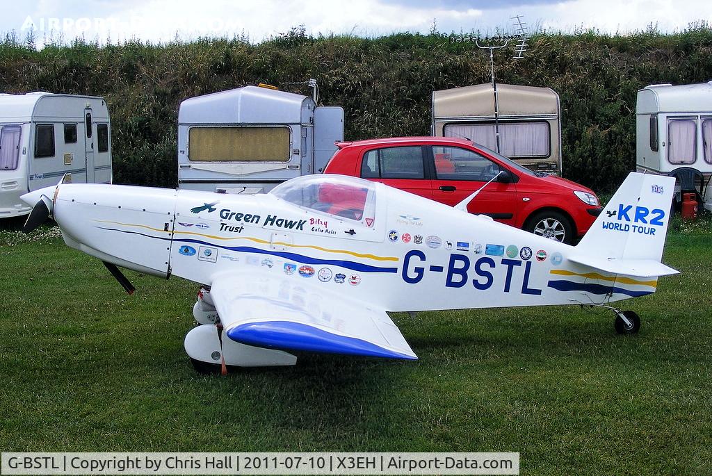 G-BSTL, 2000 Rand KR-2 C/N PFA 129-11863, at Edge Hill Airfield, Shenington