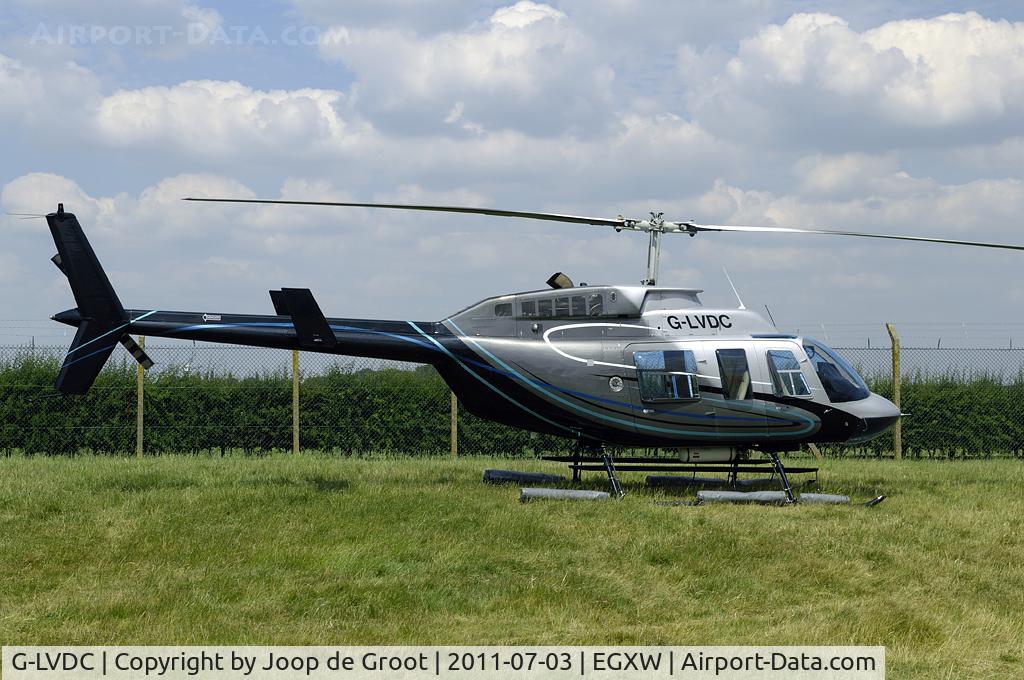 G-LVDC, 1989 Bell 206L-3 LongRanger III C/N 51300, performing sightseeing trips around Waddington AB during the anual air show.