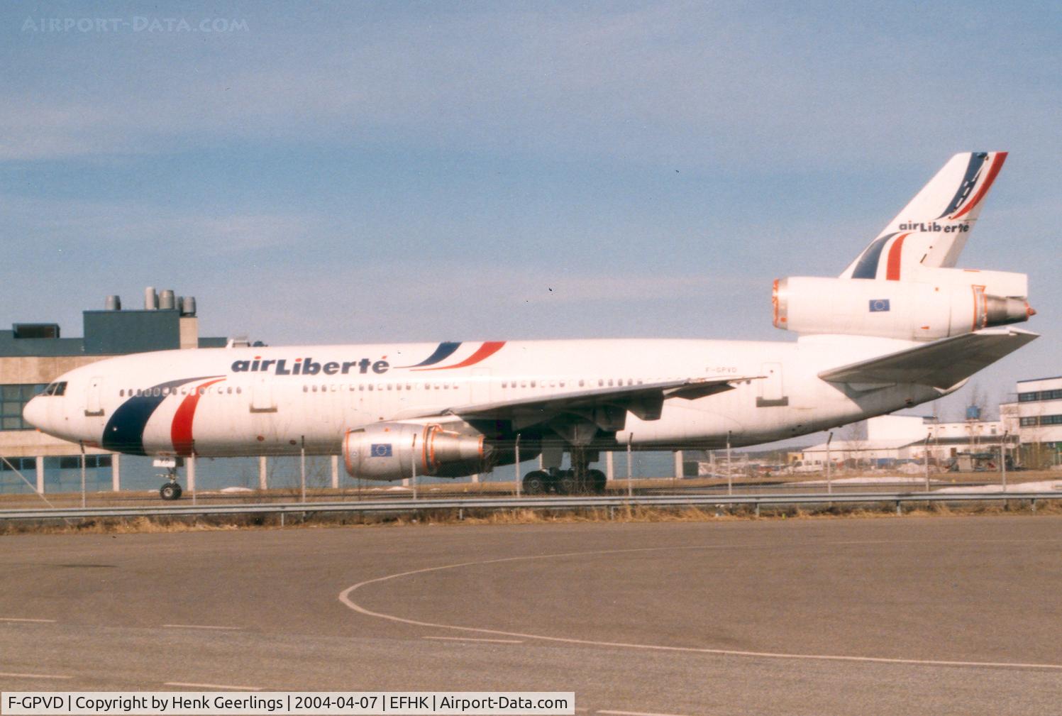 F-GPVD, 1973 Douglas DC-10-30 C/N 47865, ex Finnair OH-LHD