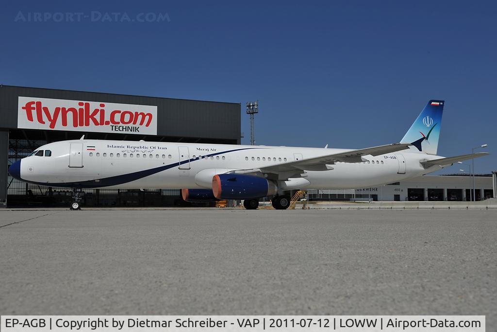 EP-AGB, 2000 Airbus A321-231 C/N 1202, Meraj Air Airbus A321
