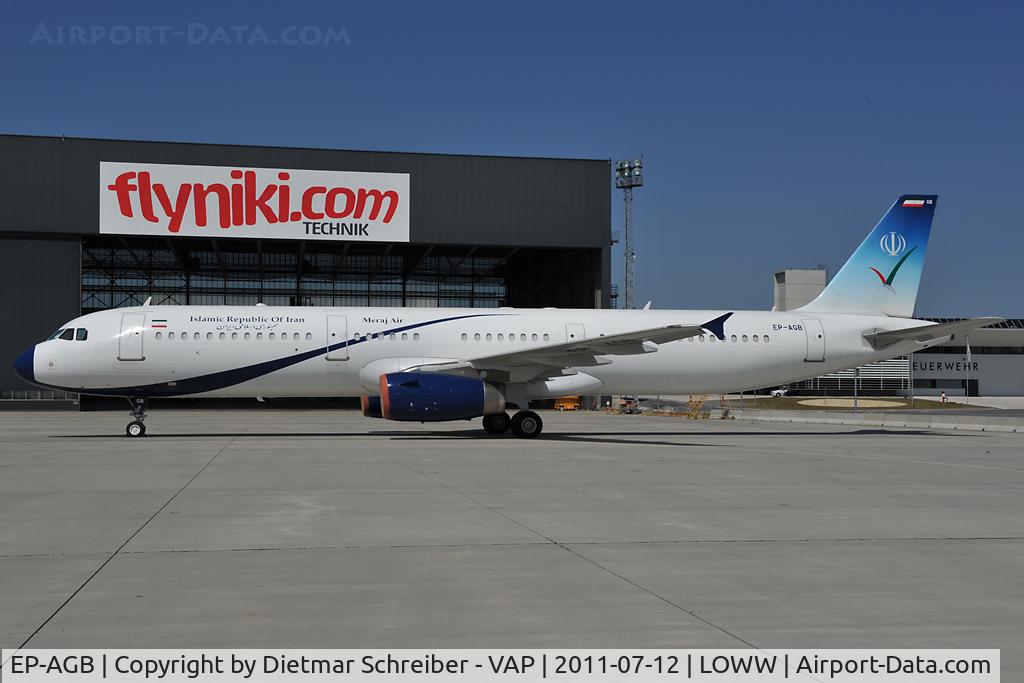 EP-AGB, 2000 Airbus A321-231 C/N 1202, Meraj Air Airbus A321