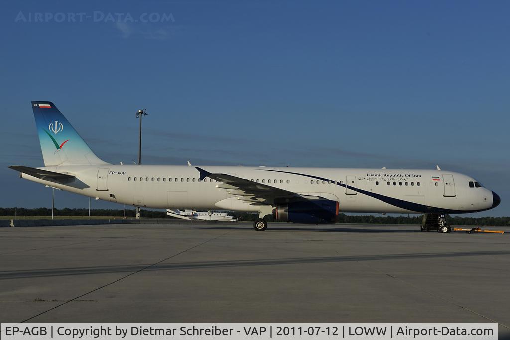 EP-AGB, 2000 Airbus A321-231 C/N 1202, Meraj Air Airbus A321