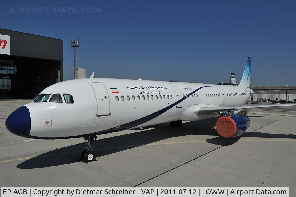 EP-AGB, 2000 Airbus A321-231 C/N 1202, Meraj Air Airbus A321