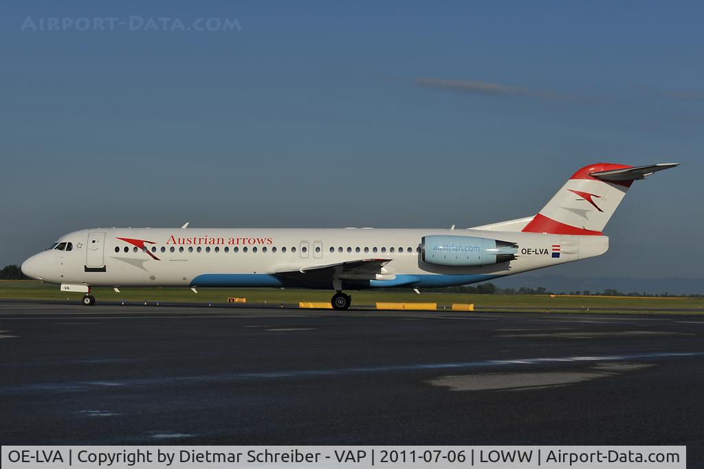 OE-LVA, 1994 Fokker 100 (F-28-0100) C/N 11490, Austrian Arrows Fokker 100