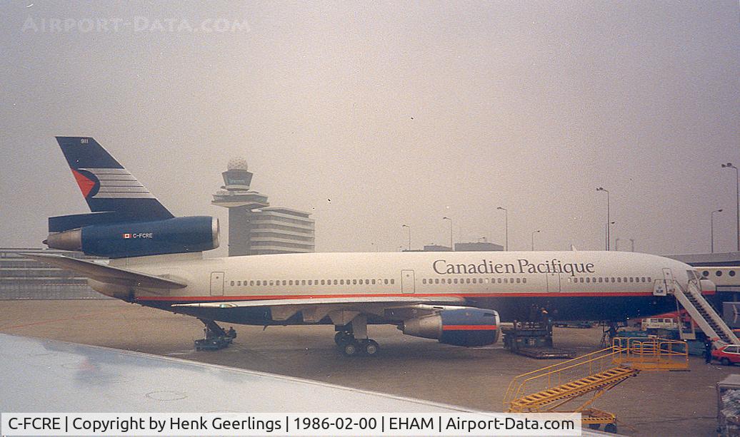 C-FCRE, 1975 McDonnell Douglas DC-10-30 C/N 47868, Canadian  - CP Air