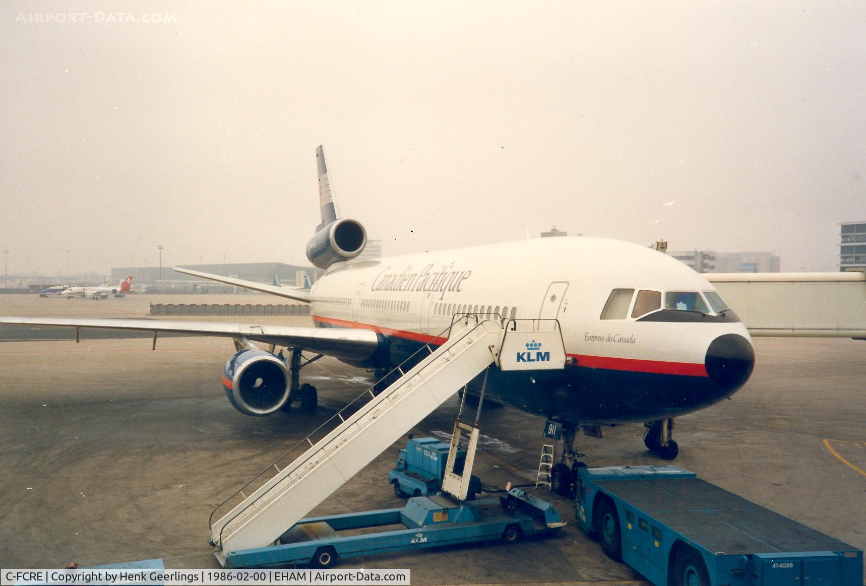 C-FCRE, 1975 McDonnell Douglas DC-10-30 C/N 47868, Canadian
