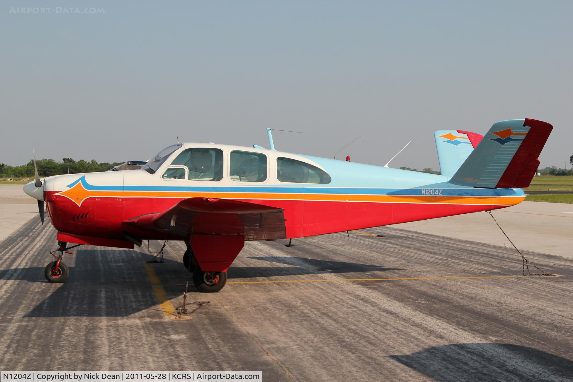 N1204Z, 1961 Beech N35 Bonanza C/N D-6667, KCRS/CRS