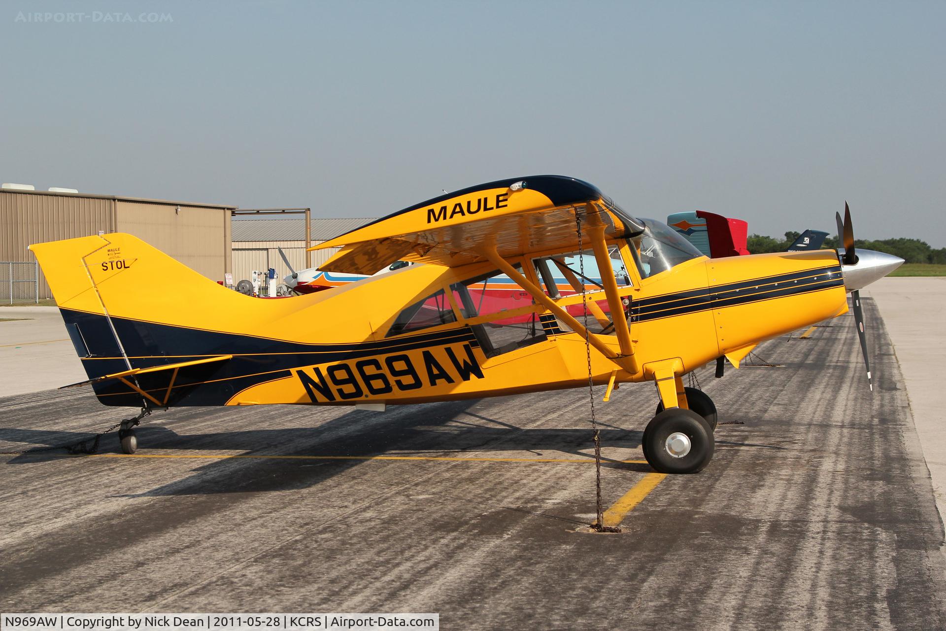 N969AW, Maule M-7-235C Orion C/N 25093C, KCRS/CRS