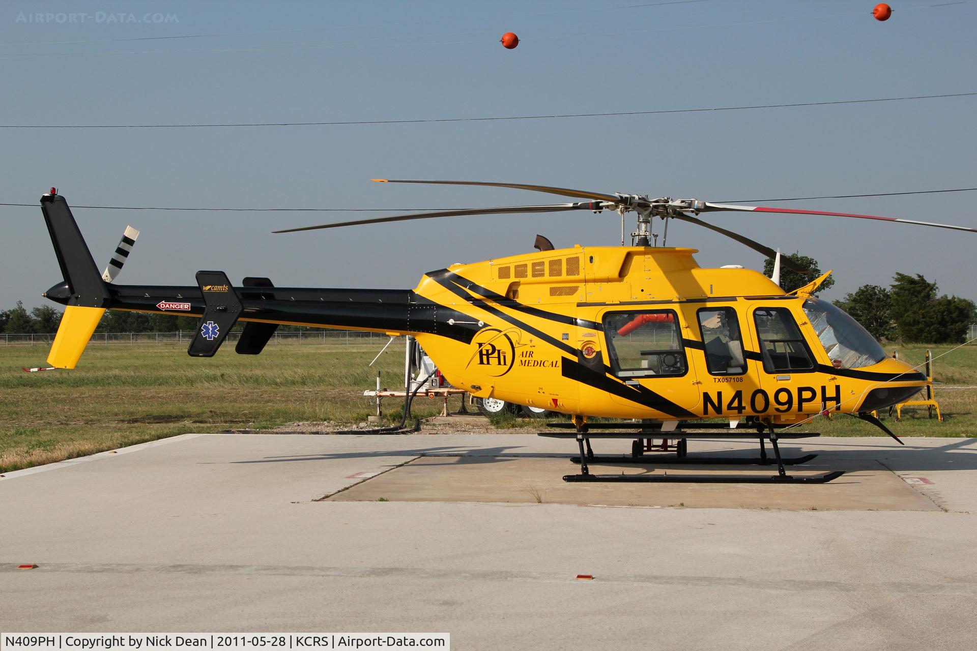 N409PH, 2004 Bell 407 C/N 53626, KCRS/CRS