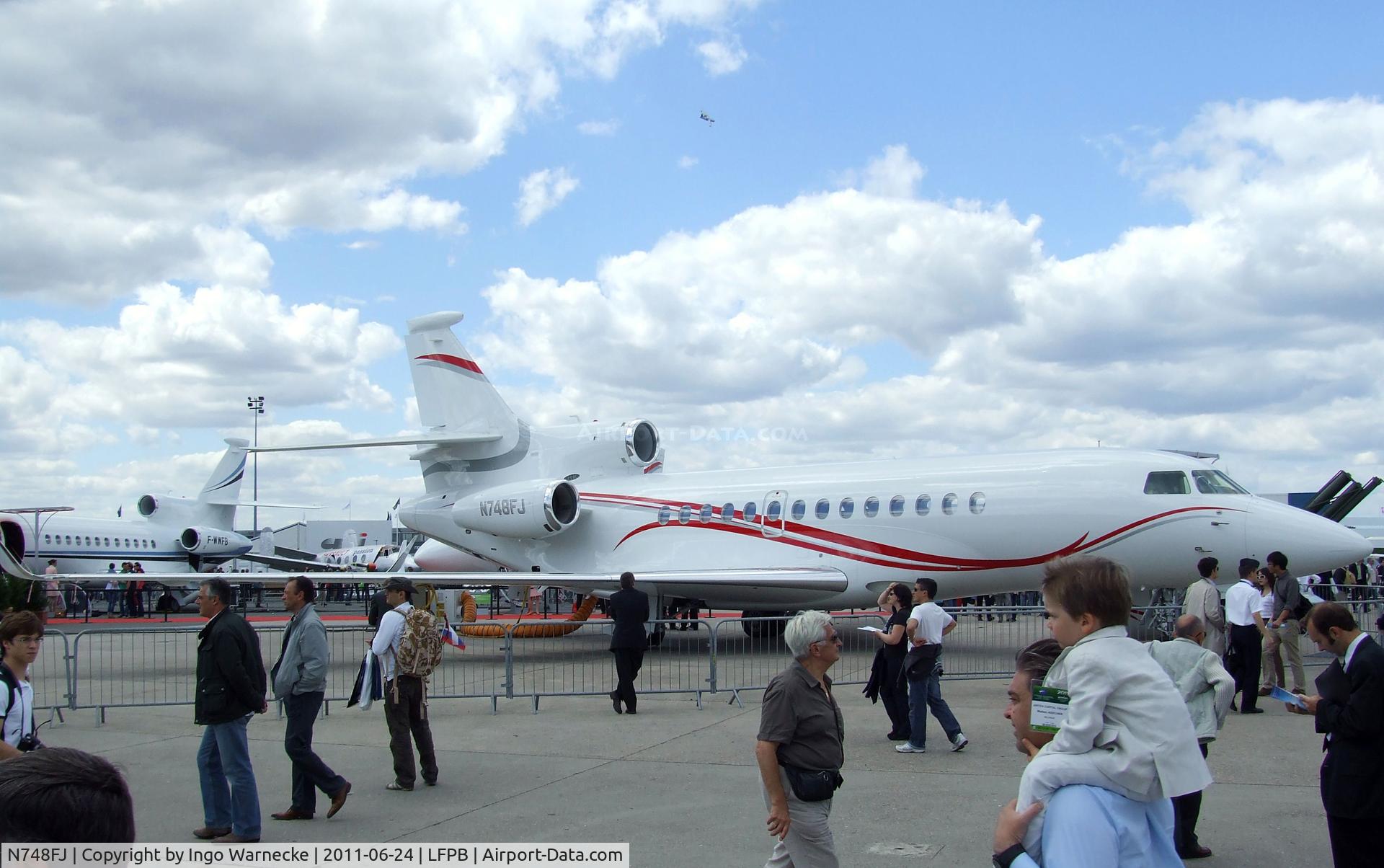 N748FJ, 2008 Dassault Falcon 7X C/N 48, Dassault Falcon 7X at the Aerosalon 2011, Paris