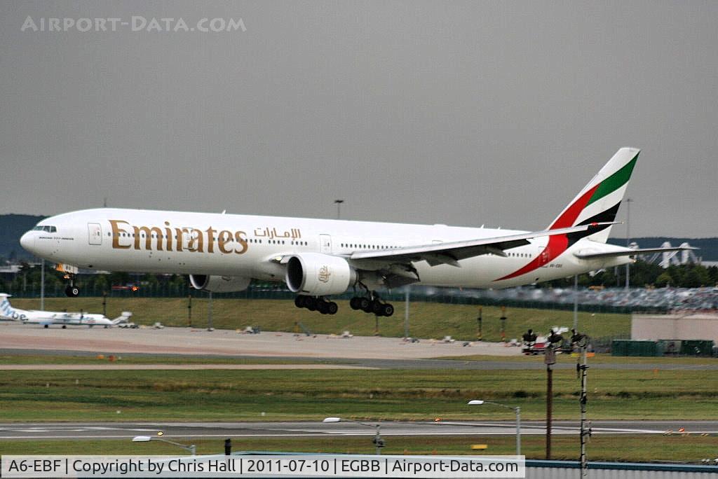 A6-EBF, 2005 Boeing 777-31H/ER C/N 32708, Emirates