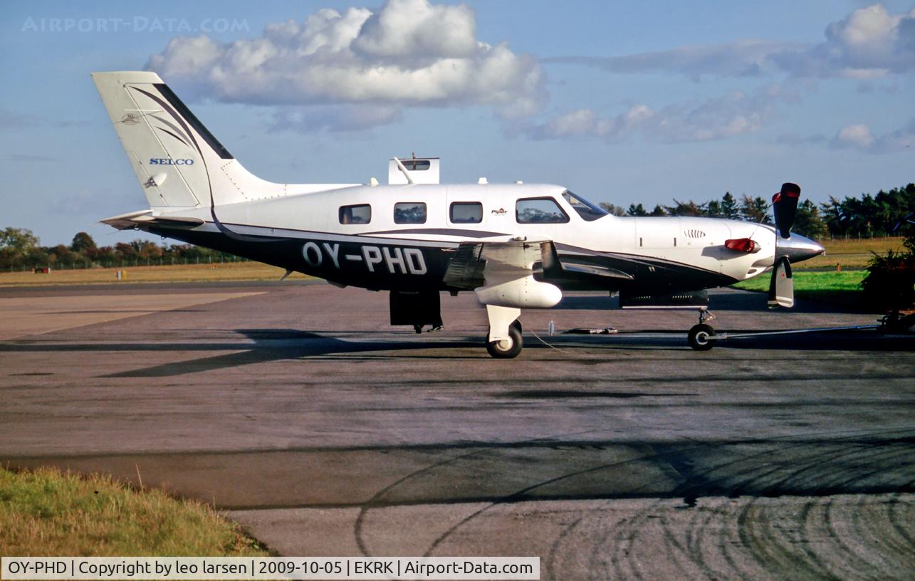 OY-PHD, 2004 Piper PA-46-500TP Malibu Meridian C/N 4697193, Roskilde Denmark 5.10.2009
