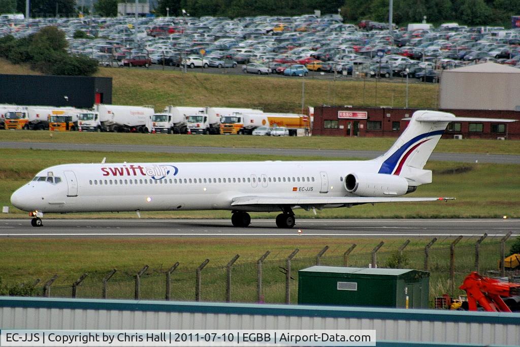 EC-JJS, 1989 McDonnell Douglas MD-83 (DC-9-83) C/N 49793, Swift Air