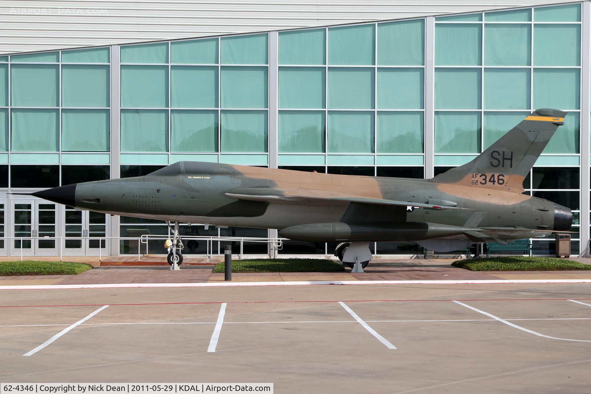 62-4346, 1962 Republic F-105D Thunderchief C/N D525, KDAL/DAL
