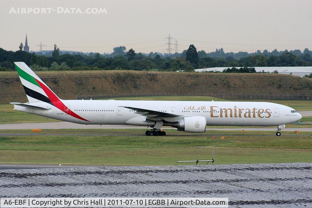 A6-EBF, 2005 Boeing 777-31H/ER C/N 32708, Emirates