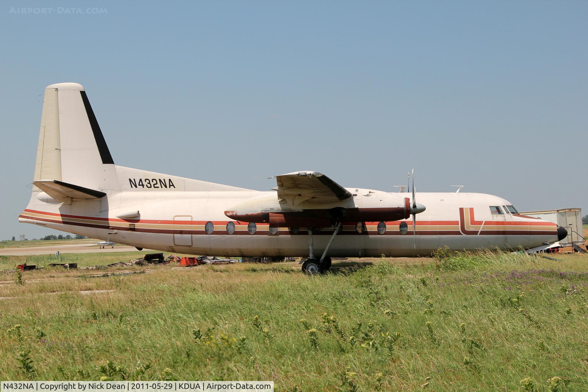N432NA, 1959 Fairchild F-27F C/N 35, KDUA/DUA