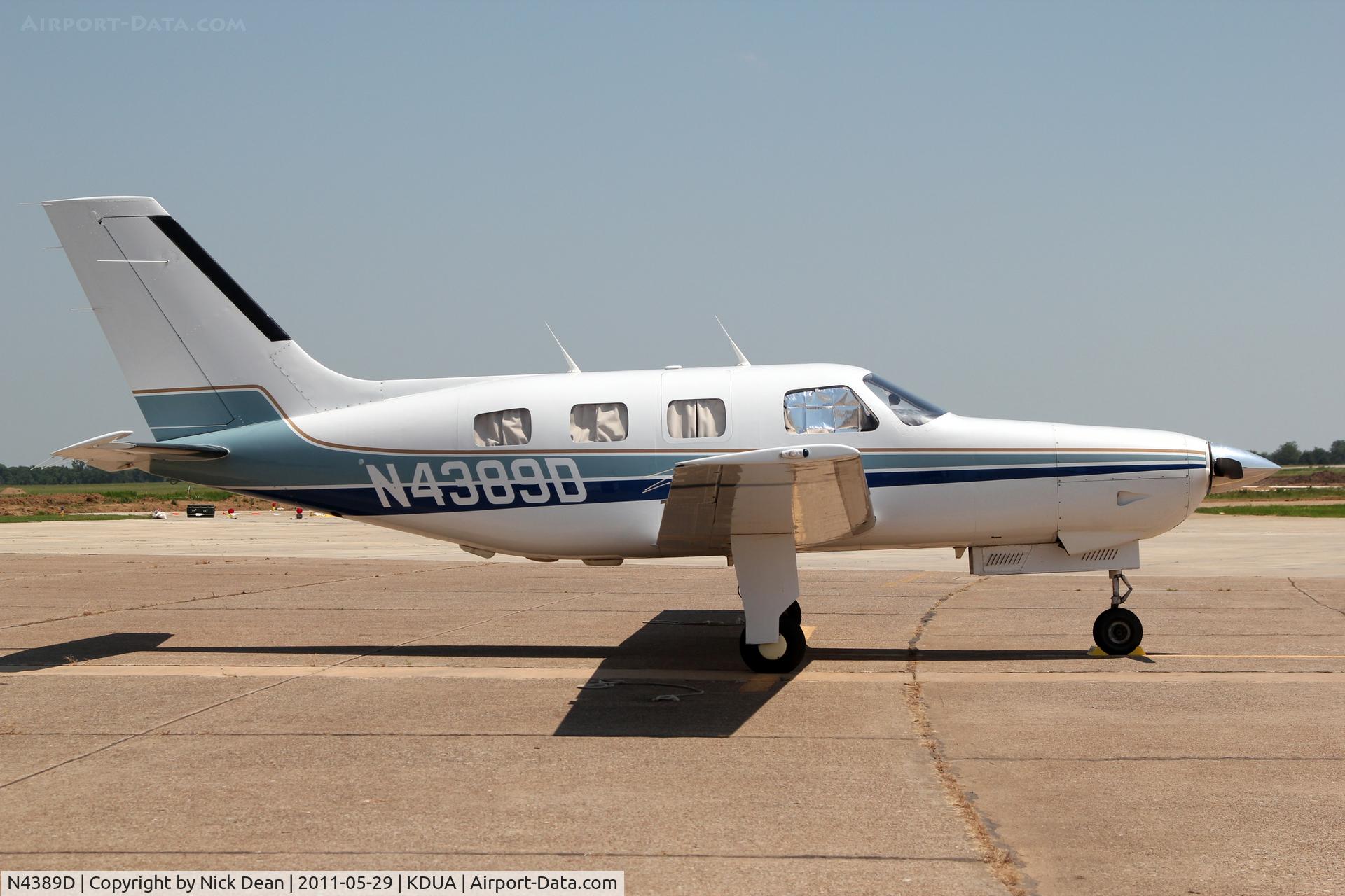 N4389D, 1985 Piper PA-46-310P Malibu C/N 46-8508049, KDUA/DUA