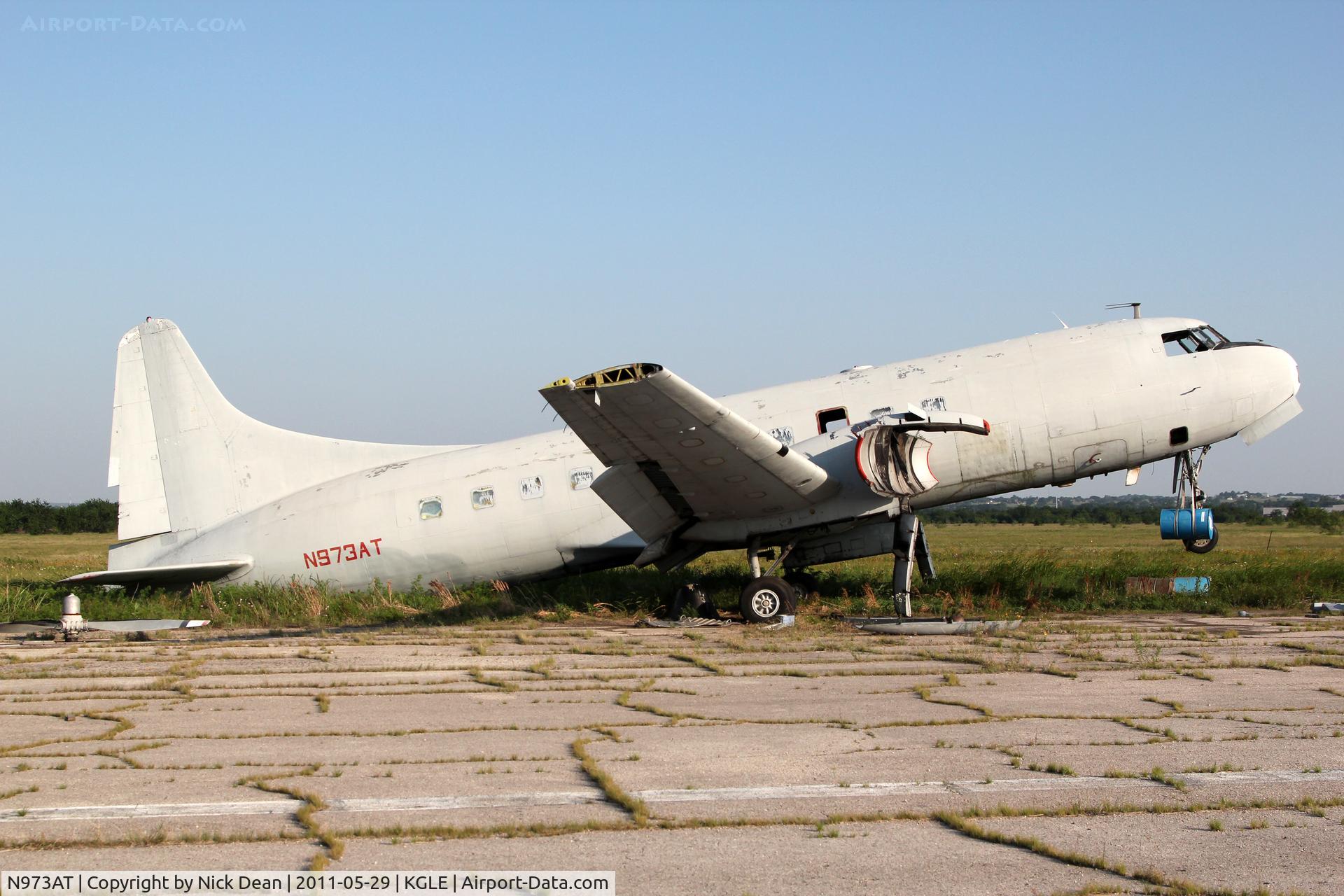 N973AT, 1981 Convair 340-70 C/N 53-7805, KGLE C/N 257 obviously wasn't built in 1981 either!