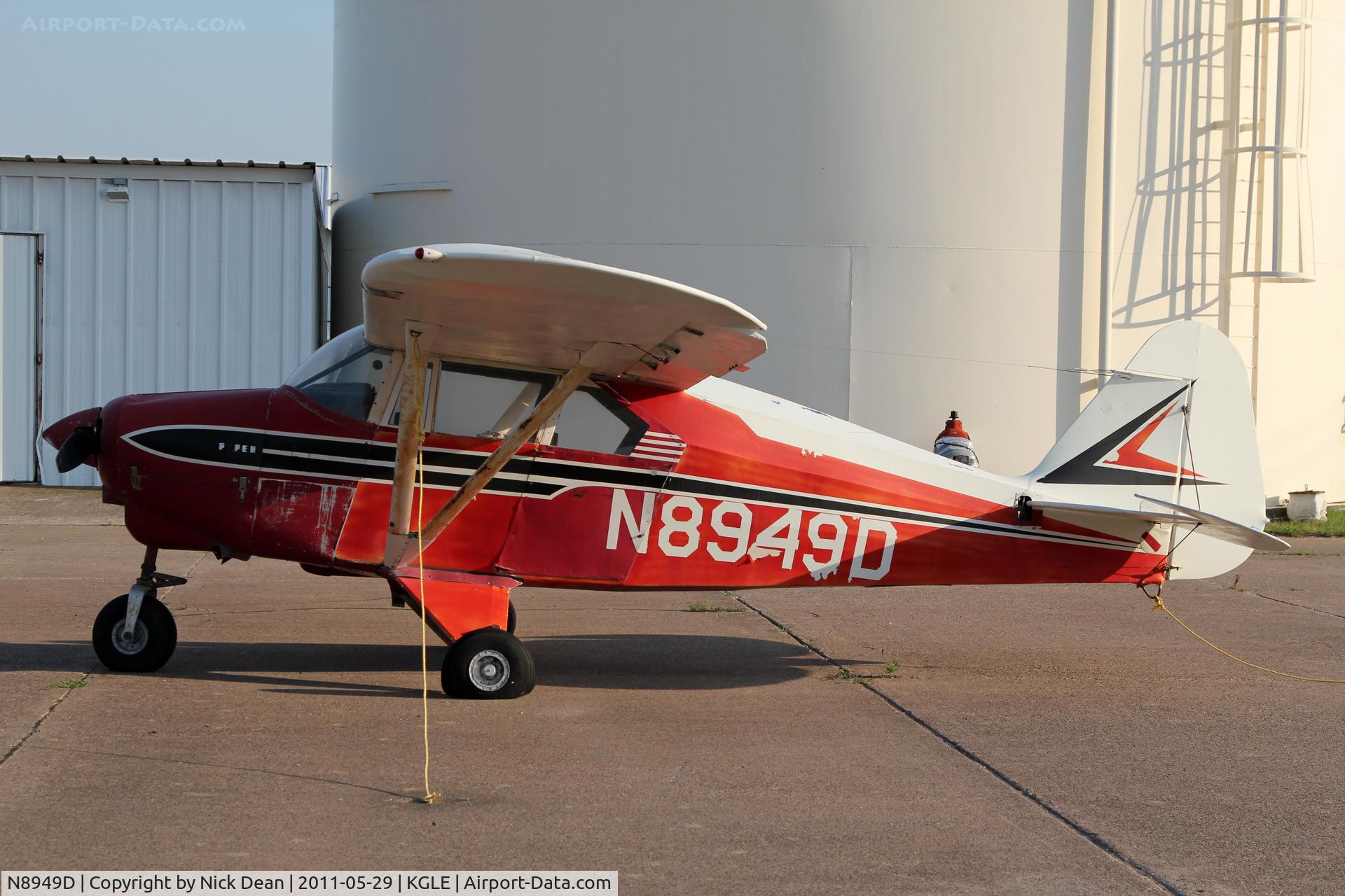 N8949D, 1958 Piper PA-22-160 Tri Pacer C/N 22-6107, KGLE/GLE