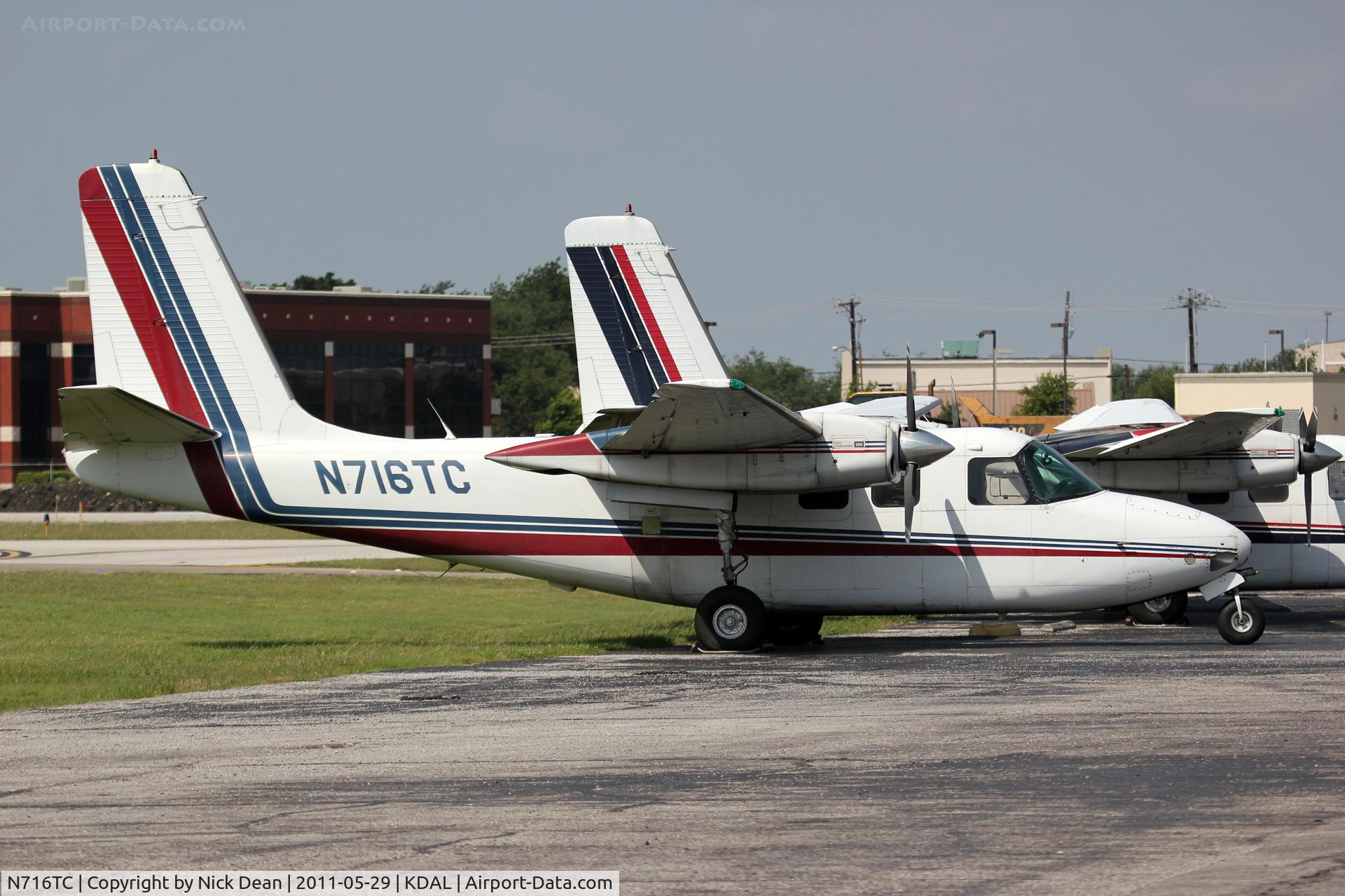 N716TC, 1962 Aero Commander 500-B C/N 500B-1225-102, KDAL/DAL