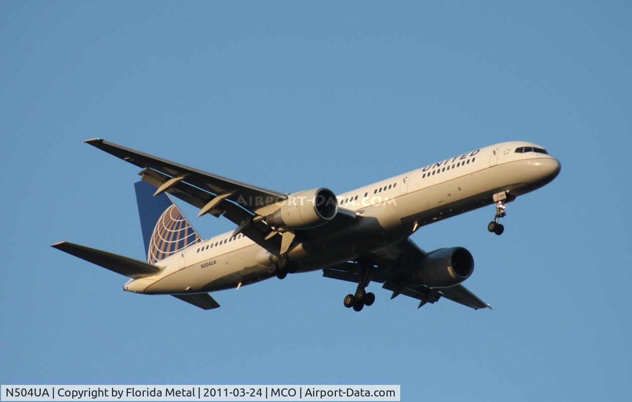 N504UA, 1989 Boeing 757-222 C/N 24625, United 757