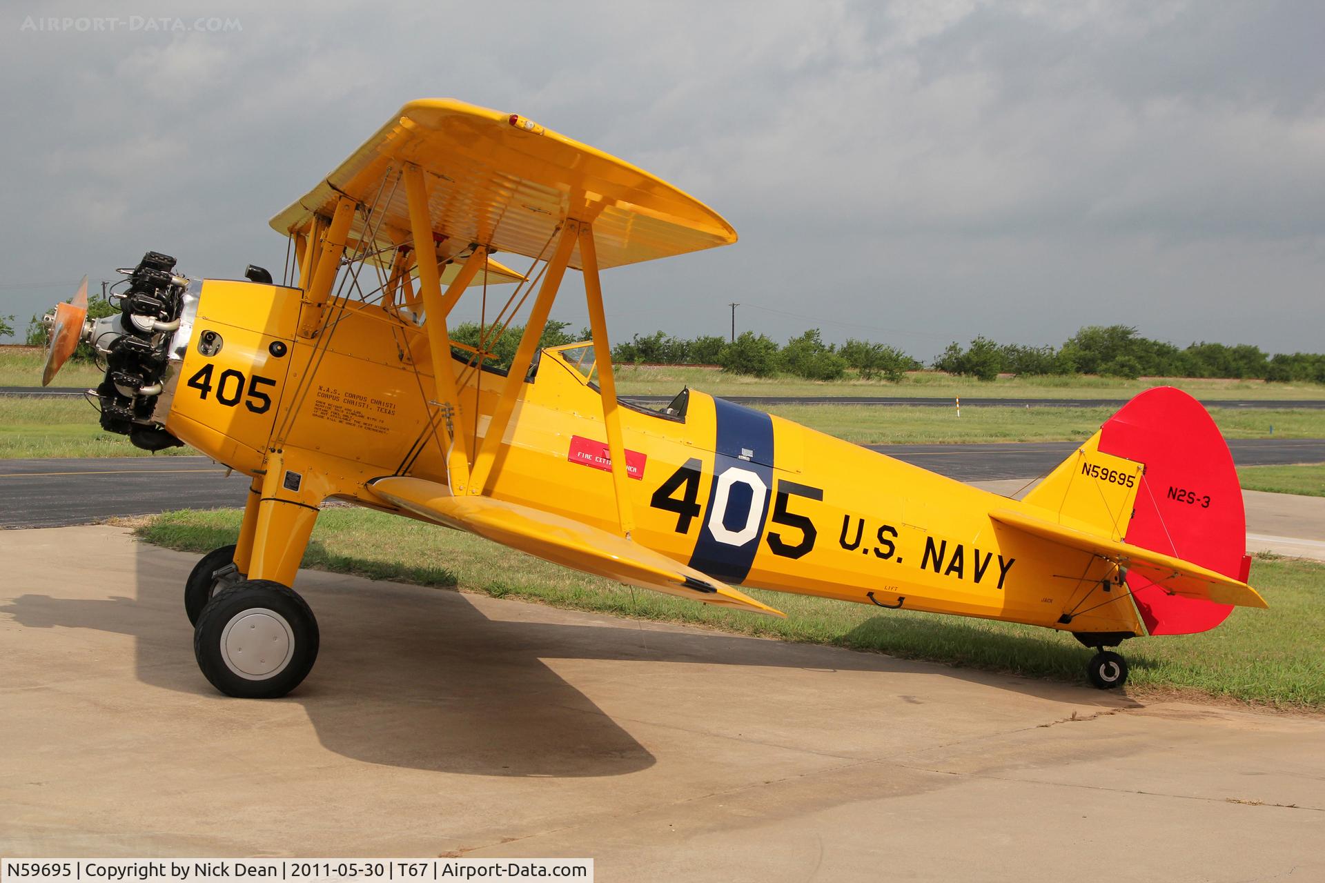 N59695, 1942 Boeing B75N1 C/N 75-2640, T67 Hick's