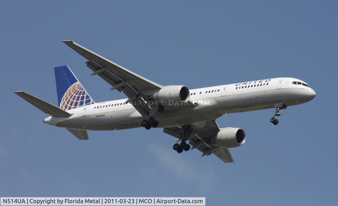 N514UA, 1990 Boeing 757-222 C/N 24839, United (new colors) 757