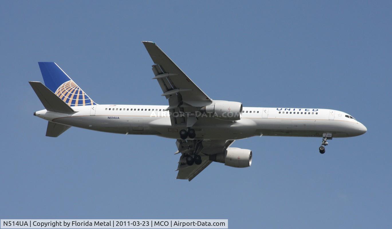 N514UA, 1990 Boeing 757-222 C/N 24839, United 757