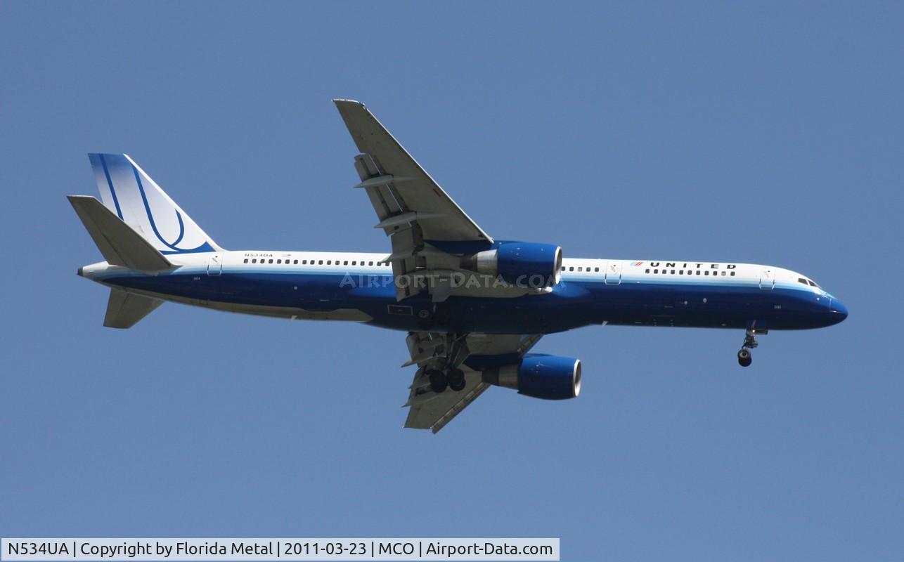 N534UA, 1991 Boeing 757-222F C/N 25129, United 757