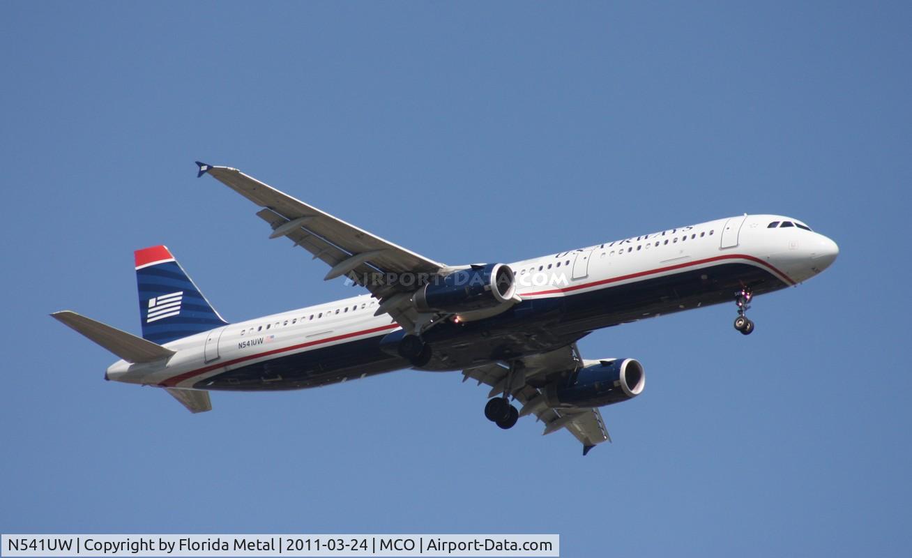 N541UW, 2009 Airbus A321-231 C/N 4123, US Airways A321