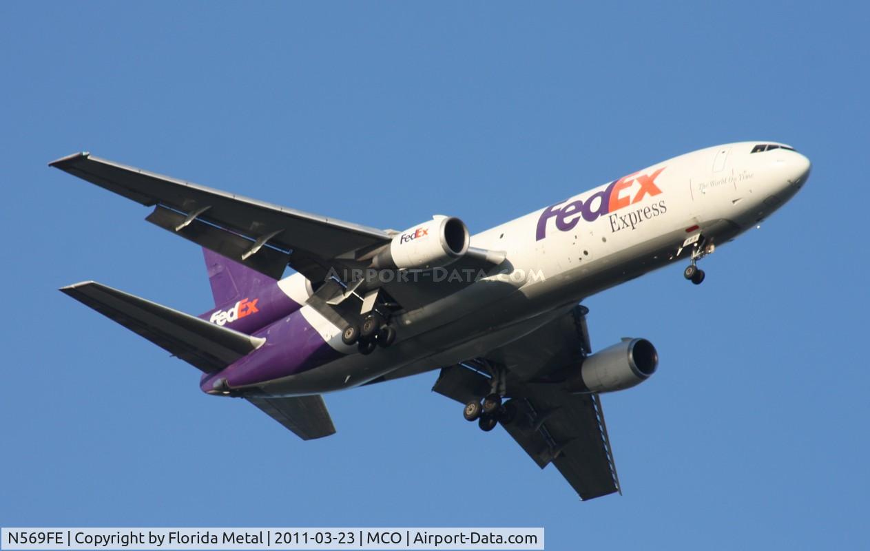N569FE, 1980 McDonnell Douglas MD-10-10F C/N 47828, Fed Ex MD-10
