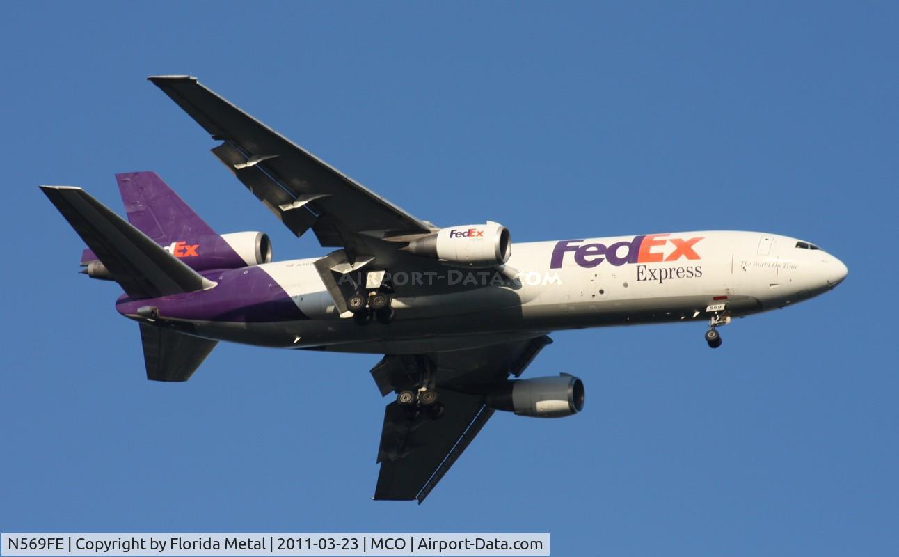 N569FE, 1980 McDonnell Douglas MD-10-10F C/N 47828, Fed Ex MD-10