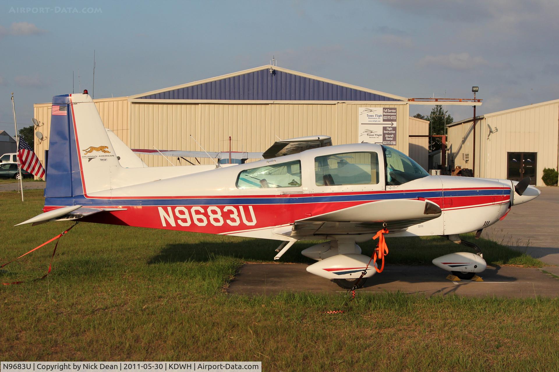 N9683U, 1975 Grumman American AA-5A Cheetah C/N AA5A-0049, KDWH/DWH
