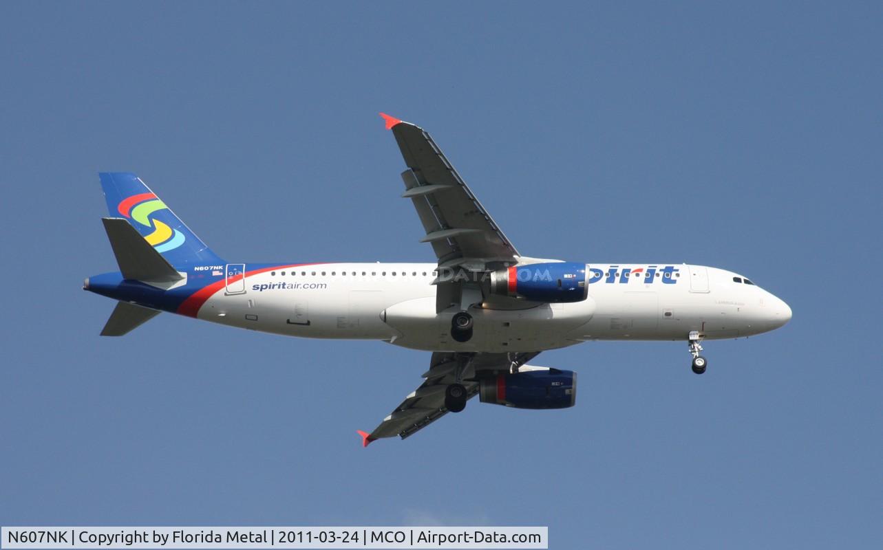 N607NK, 2011 Airbus A320-232 C/N 4595, Spirit A320