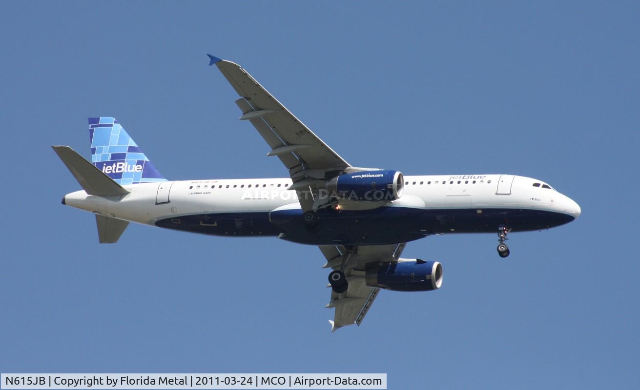 N615JB, 2005 Airbus A320-232 C/N 2461, Jet Blue A320
