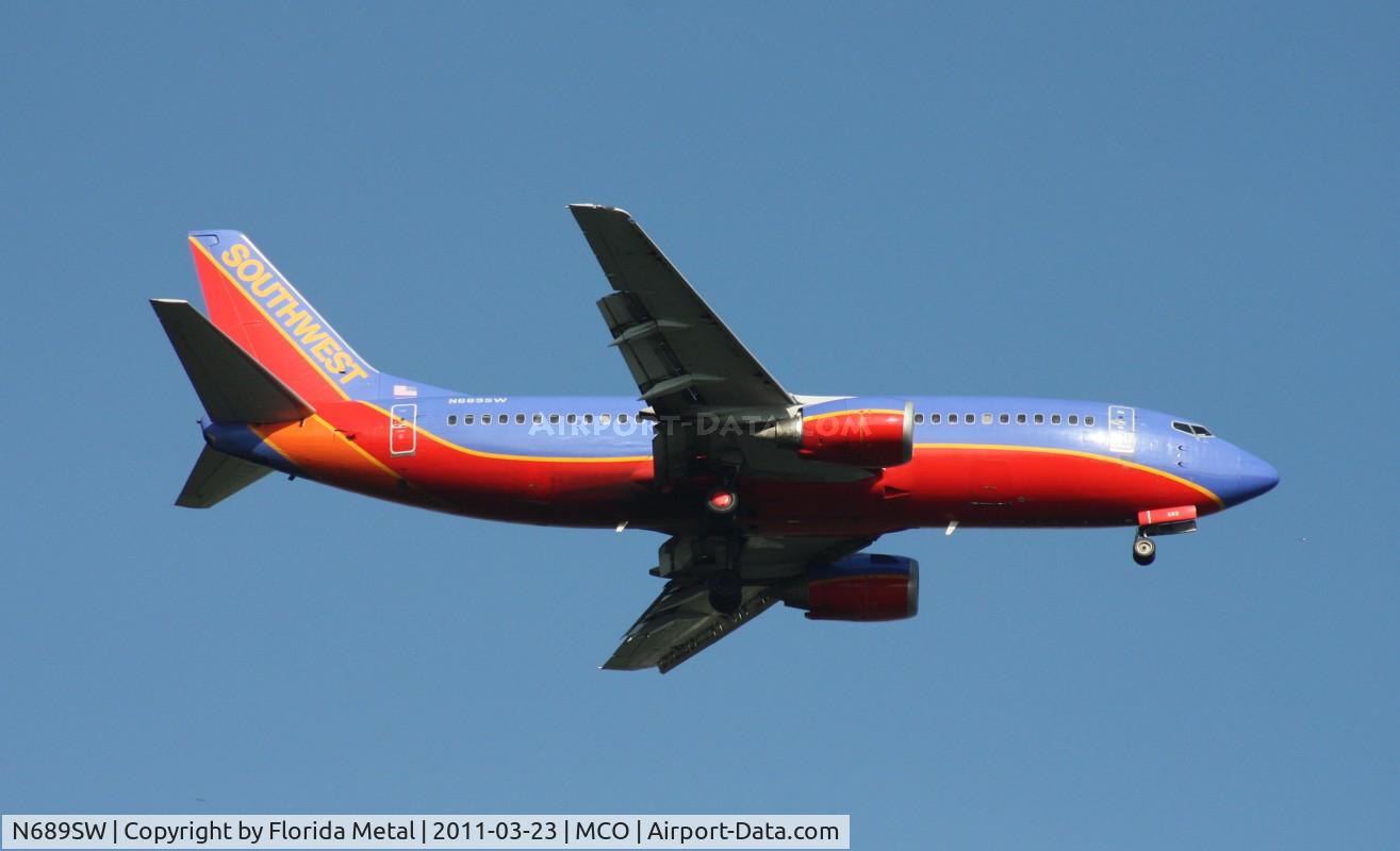 N689SW, 1985 Boeing 737-3Q8 C/N 23387, Southwest 737